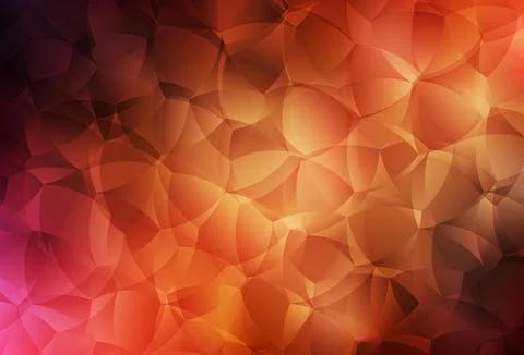 Dark Red vector pattern with random forms. Illustrazione stock