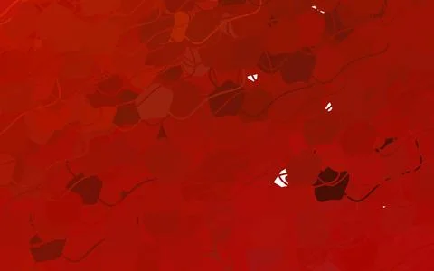 Dark Red vector pattern with random forms. Illustrazione stock