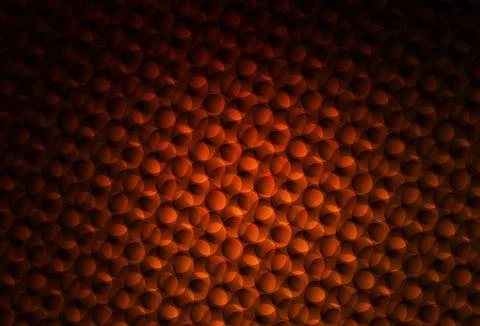 Dark Red vector pattern with spheres. Illustrazione stock