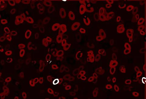 Dark Red vector pattern with spheres. Stockillustratie