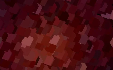 Dark Red vector pattern in square style. Stock Illustration