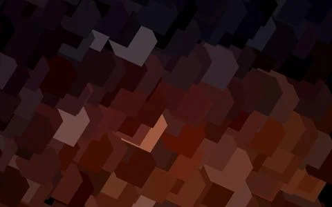 Dark Red vector pattern in square style. Illustrazione stock