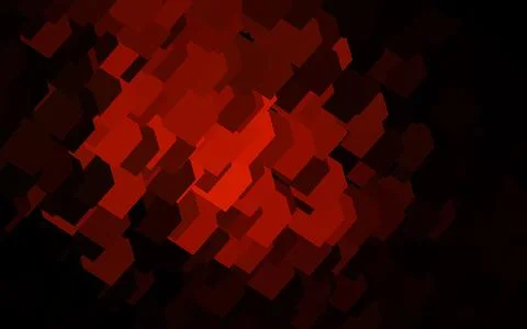 Dark Red vector pattern in square style. Illustrazione stock