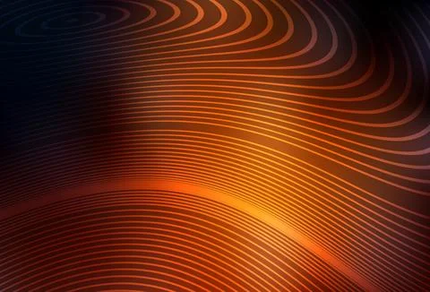 Dark Red vector pattern with wry lines. Stock Illustration