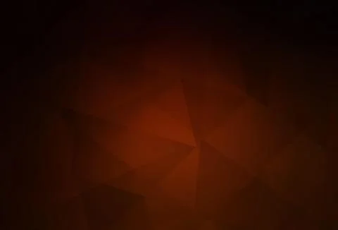 Dark Red vector polygon abstract background. Stock Illustration
