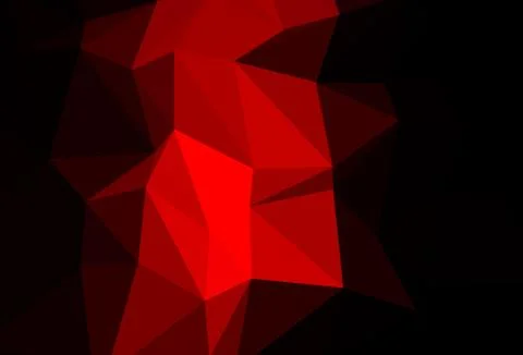 Dark Red vector shining triangular pattern. Stock Illustration