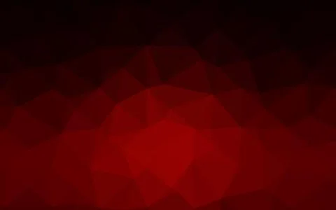 Dark Red vector shining triangular pattern. 스톡 일러스트