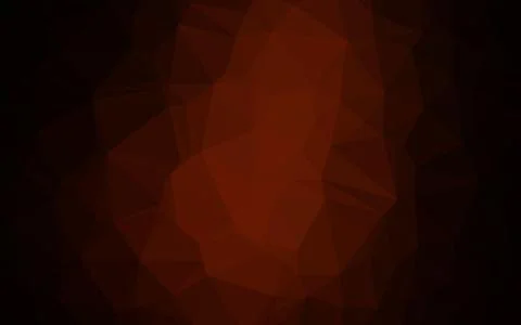 Dark Red vector shining triangular pattern. Stock Illustration