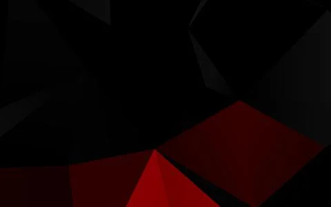 Dark Red vector shining triangular background. Stockillustratie