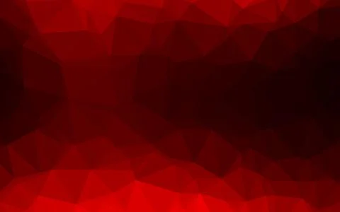 Dark Red vector shining triangular pattern. Stockillustratie