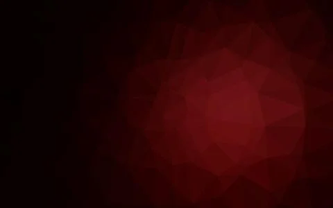 Dark Red vector shining triangular pattern. イラスト素材