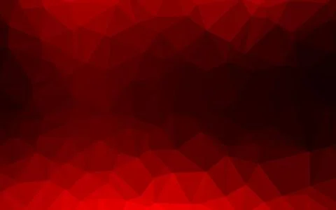 Dark Red vector shining triangular template. 스톡 일러스트