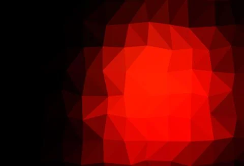Dark Red vector shining triangular pattern. Stock Illustration