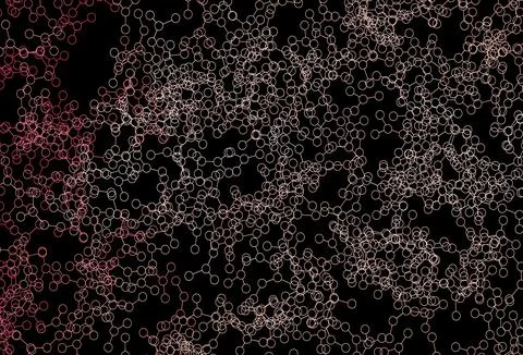 Dark Red vector template with artificial intelligence structure. 库存插图