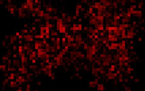Dark Red vector template with crystals, rectangles. Illustrazione stock