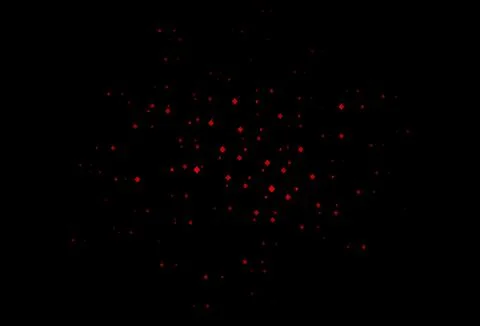 Dark red vector template with crystals, circles, squares. Stock Illustration