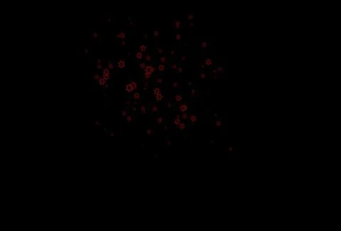 Dark Red vector template with sky stars. Stock Illustration