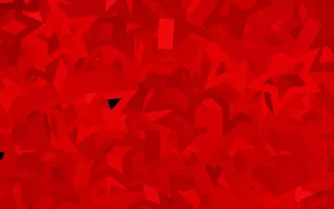 Dark Red vector template with sky stars. Stock Illustration