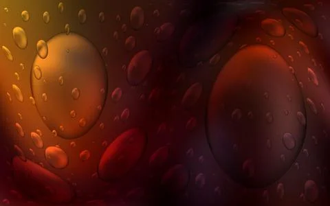 Dark Red vector texture with disks. Blurred decorative design in abstract sty Stock Illustration