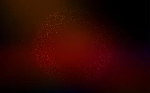 Dark Red vector texture with milky way stars. Shining illustration with sky s イラスト素材