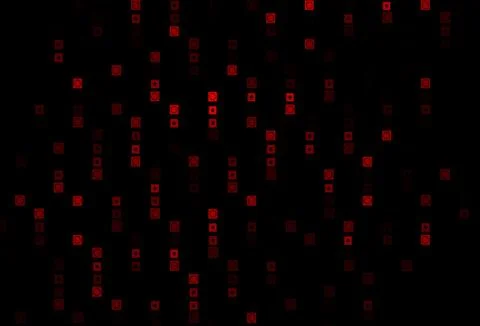 Dark Red vector texture in rectangular, circular style. Stock Illustration