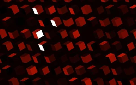 Dark Red vector texture in rectangular style. Stock Illustration