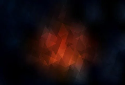 Dark Red vector texture in rectangular style. Stock Illustration