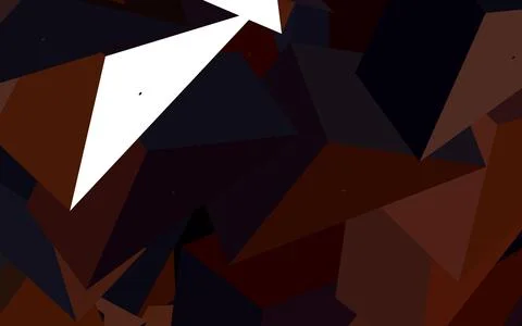 Dark Red vector texture with triangular style. 스톡 일러스트