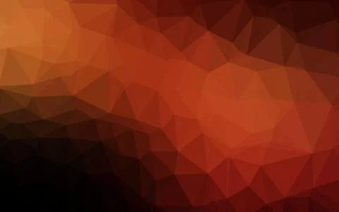 Dark Red vector triangle mosaic template. Stock Illustration