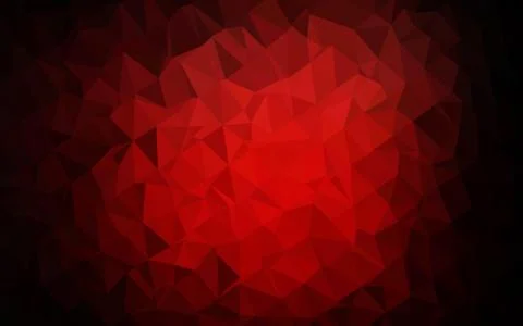 Dark Red vector triangle mosaic template. Stock Illustration