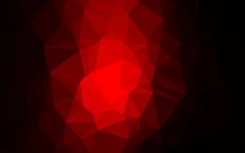 Dark Red vector triangle mosaic texture. Stock Illustration