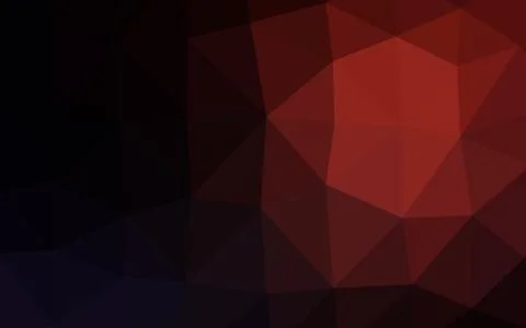 Dark Red vector triangle mosaic texture. Stock Illustration