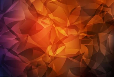 Dark Red vector triangle mosaic texture. Stock Illustration