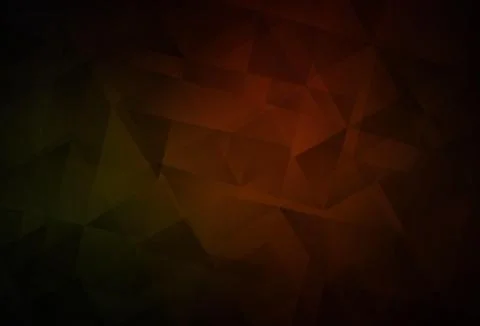 Dark Red vector triangle mosaic texture. Stock Illustration