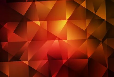 Dark Red vector triangle mosaic template. Stock Illustration