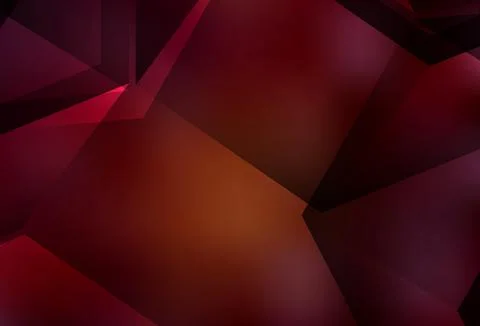 Dark Red vector triangle mosaic texture. Stock Illustration