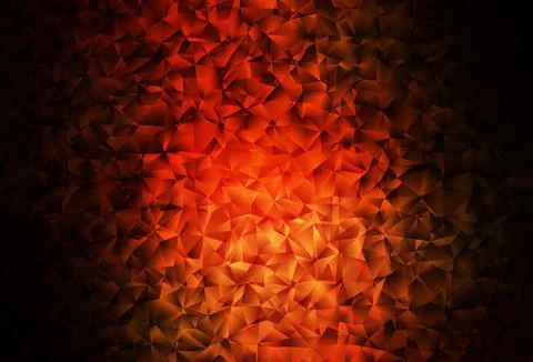 Dark Red vector triangle mosaic background. Stock Illustration