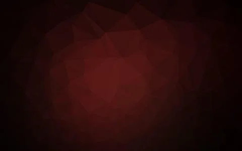 Dark Red vector triangle mosaic texture. Stock Illustration