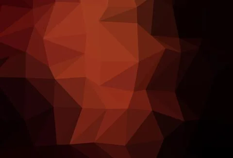 Dark Red vector triangle mosaic texture. Stock Illustration