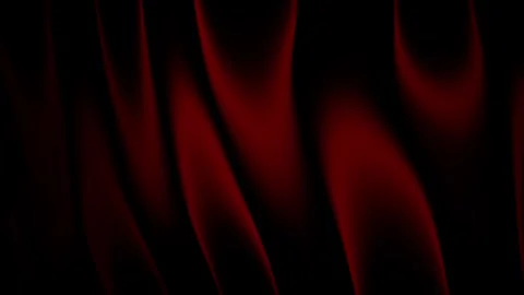 Dark red velvet fabric waves on black background, abstract seamless loop video f Vídeos de archivo 339264019