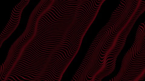 Dark Red Wavy Line Abstract Curve Background Graphic Illustration	 Stock Footage 317437377