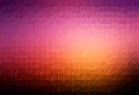 Dark Red, Yellow vector abstract mosaic backdrop. Stockillustratie