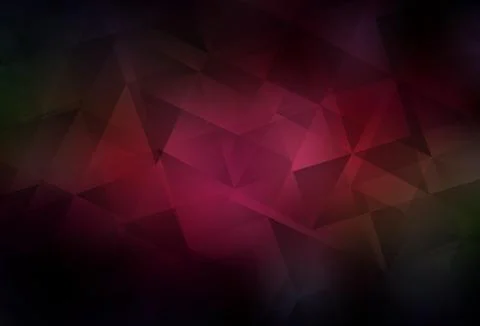 Dark Red, Yellow vector abstract mosaic pattern. イラスト素材