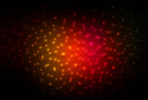 Dark Red, Yellow vector backdrop with dots. 스톡 일러스트