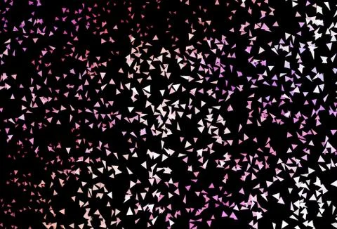 Dark Red, Yellow vector background with triangles. Stock Illustration