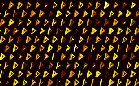 Dark Red, Yellow vector background with polygonal style. 스톡 일러스트