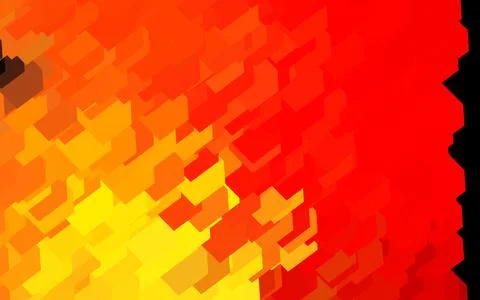 Dark Red, Yellow vector background with rectangles. Illustrazione stock