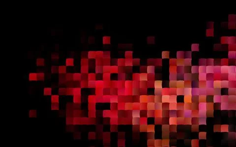 Dark Red, Yellow vector background with rectangles. 스톡 일러스트