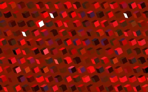 Dark Red, Yellow vector background with rectangles. Illustrazione stock