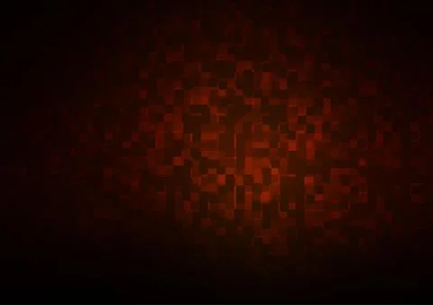 Dark Red, Yellow vector background with rectangles. Illustrazione stock
